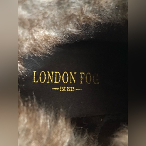 NWOT. LONDON FOG Women's HESTER Warm Lined Bootie BROWN Smooth 7M - Picture 5 of 7